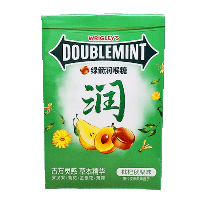 Изображение товара Конфеты Wrigley's Doublemint Мушмула-Груша 20,5 г свежий вкус
