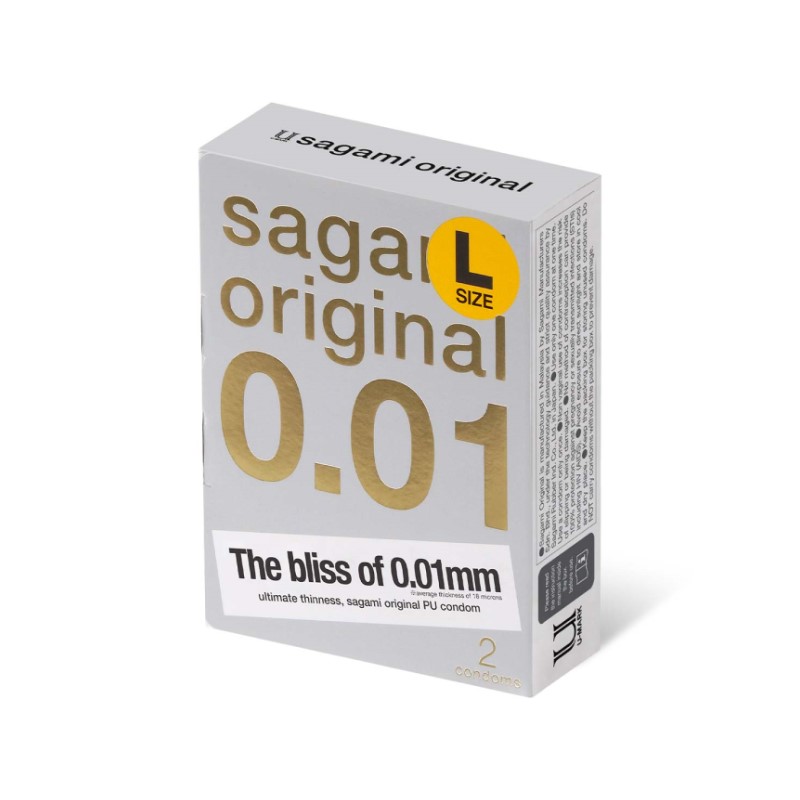 Изображение товара Sagami Original 0,01 Тонкие полиуретановые презервативы L 2 шт