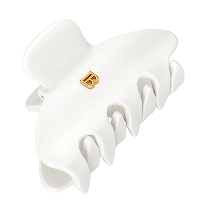 Изображение товара Бальман Заколка-краб р. S белый - практичный аксессуар для причесок