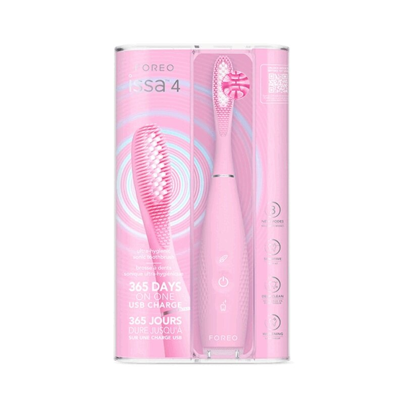Изображение товара Foreo ISSA 4 Зубная щетка звуковая гибридная Жемчужно-Розовый