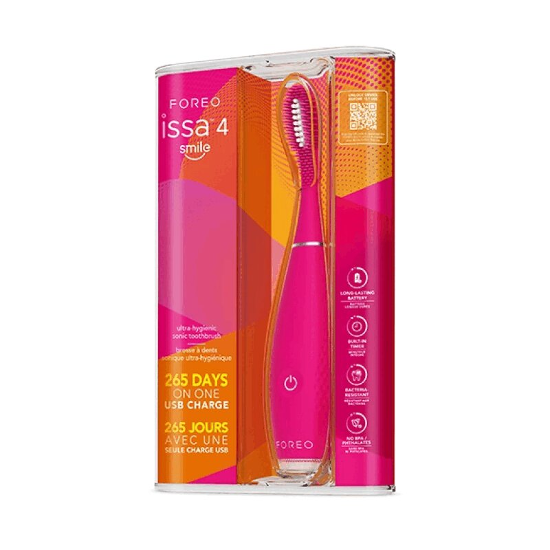 Изображение товара Foreo ISSA 4 Смайл Зубная щетка звуковая гибридная Земляника лесная
