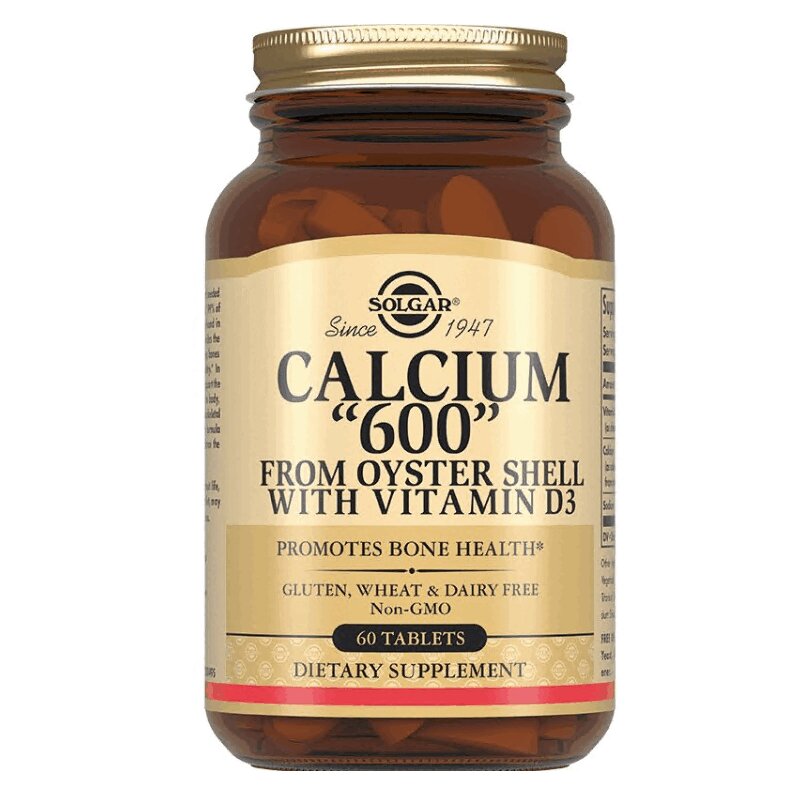 Изображение товара Solgar Кальций 600 из раковин устриц 60 таблеток для здоровья костей и зубов