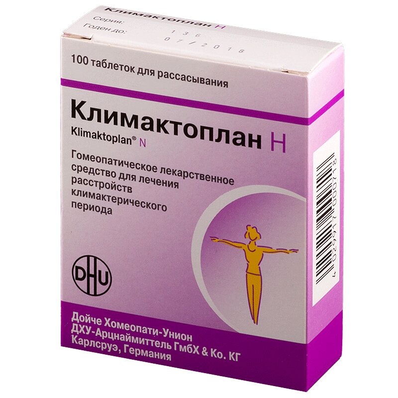 Климактоплан Н таблетки для рассасывания 100 шт цена в аптеке,  в .