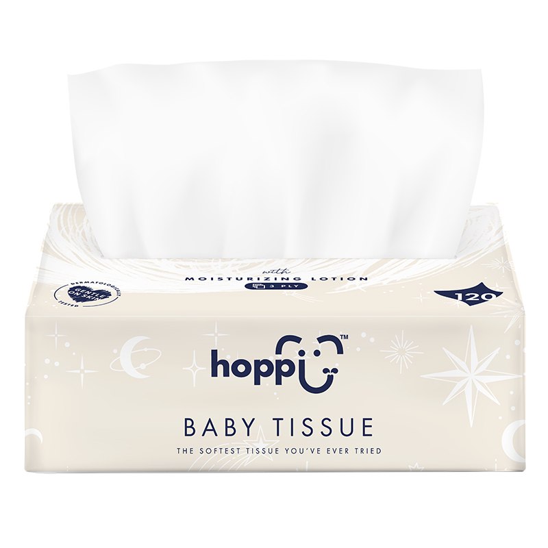 Изображение товара Хоппи РоялДрим Салфетки сухие детские с увлажняющим лосьоном 120 шт
