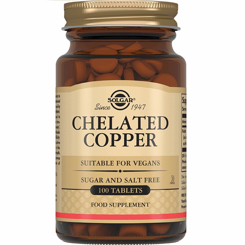 Изображение товара Solgar Хелат Меди таблетки 100 шт