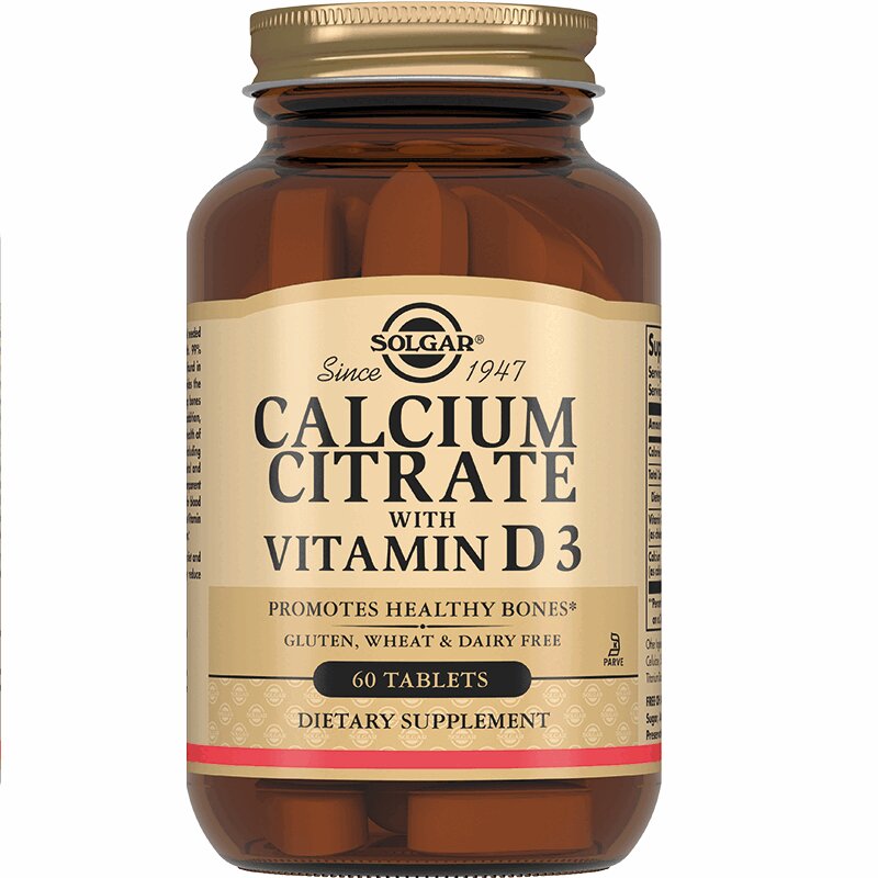 Изображение товара [Добавка] Solgar Цитрат кальция с витамином D3 таблетки 60 шт