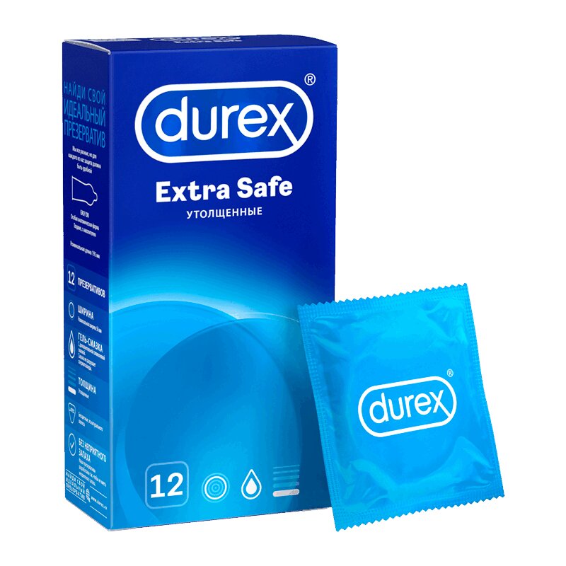 Изображение товара Durex Extra Safe — утолщённые презервативы 12 шт для высокой защиты