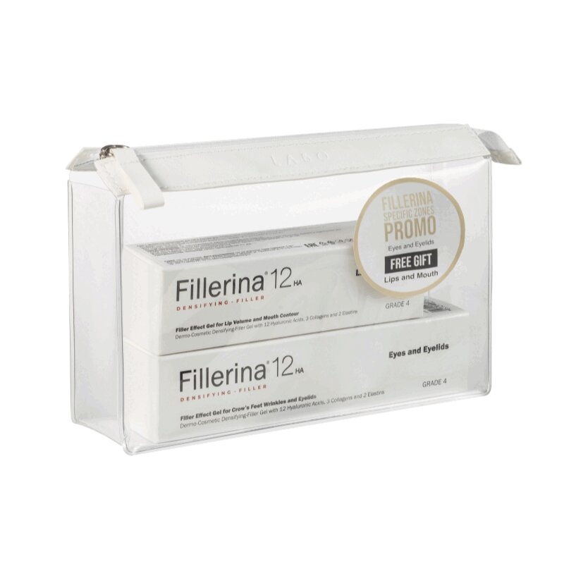 Изображение товара Fillerina 12HA Grade 4 Набор с эффектом филлера Гель для глаз 15 мл + Гель для век 7 мл