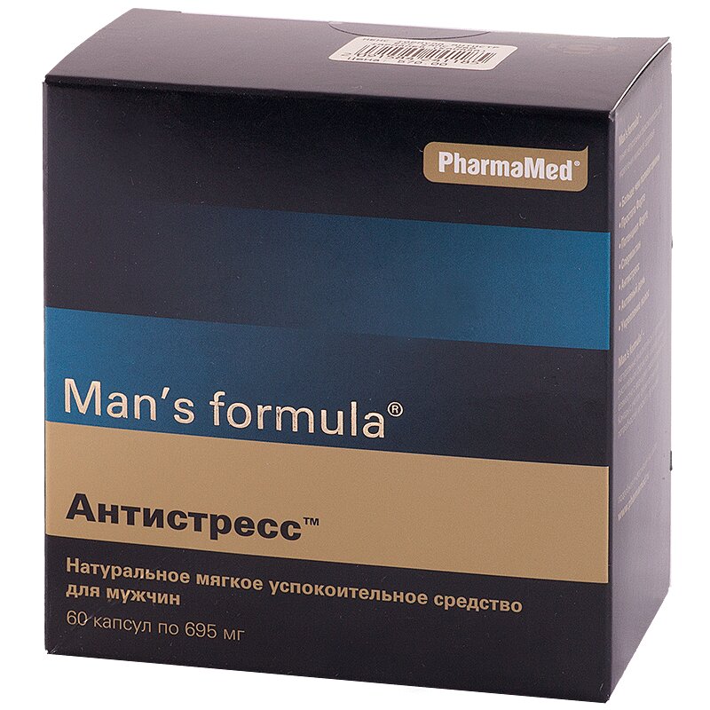 Капсулы антистресс инструкция по применению отзывы. PHARMAMED man's Formula. PHARMAMED man's Formula антистресс. Мен-с формула капс.антистресс 60. Менс формула для мужчин антистресс.