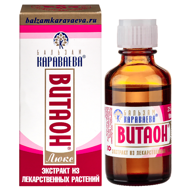 Изображение товара Витаон Люкс Бальзам Караваева 25 мл - натуральное средство для лечения кожи