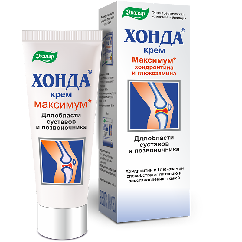 Изображение товара Эвалар Хонда крем для суставов и позвоночника 50 мл Натуральное средство