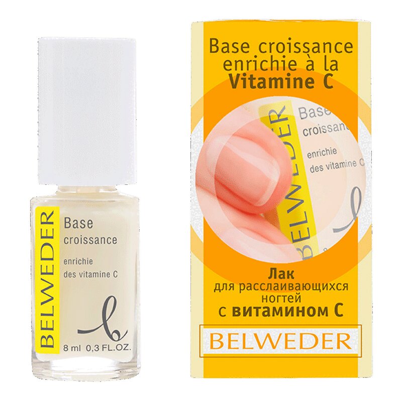 Изображение товара Бельведер Лак для ногтей с витамином С 8 мл укрепление восстановления