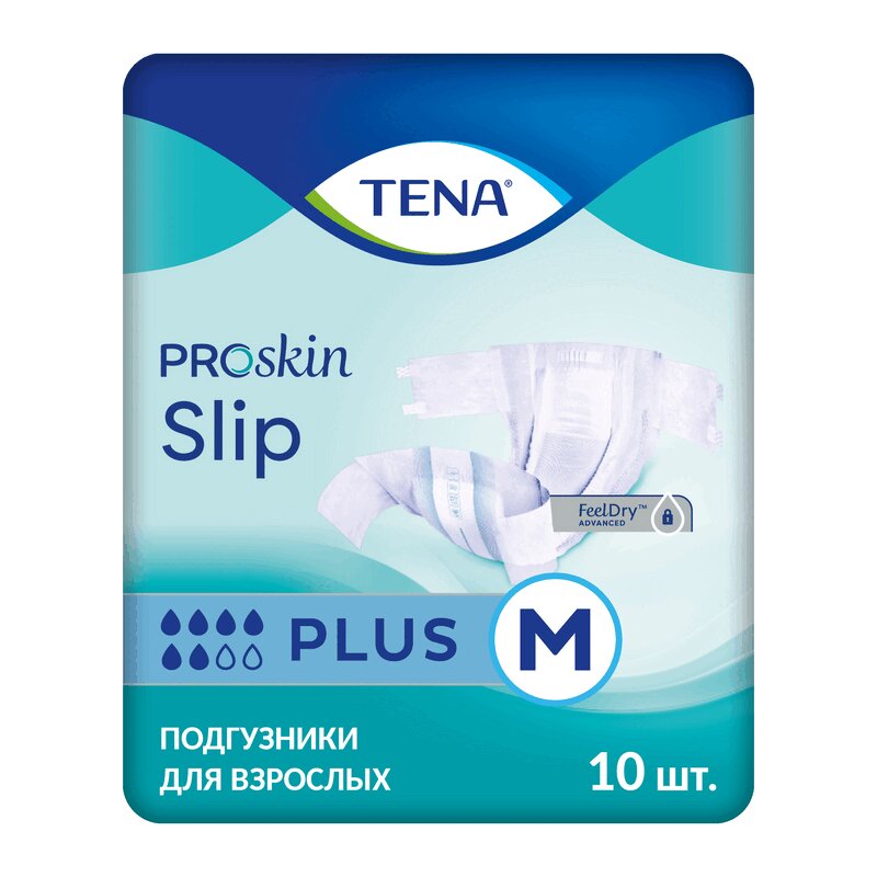 Изображение товара Подгузники для взрослых TENA Слип Плюс р.M 10 шт