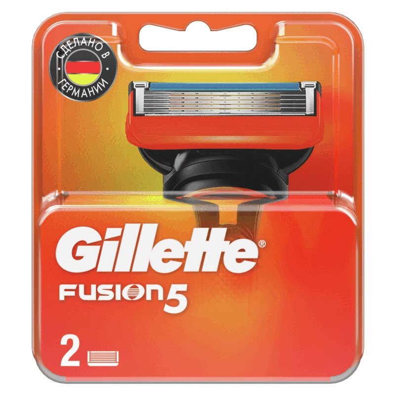 Изображение товара Gillette Fusion5 Кассеты для бритвенного станка 2 шт - Комфортное и гладкое бритье