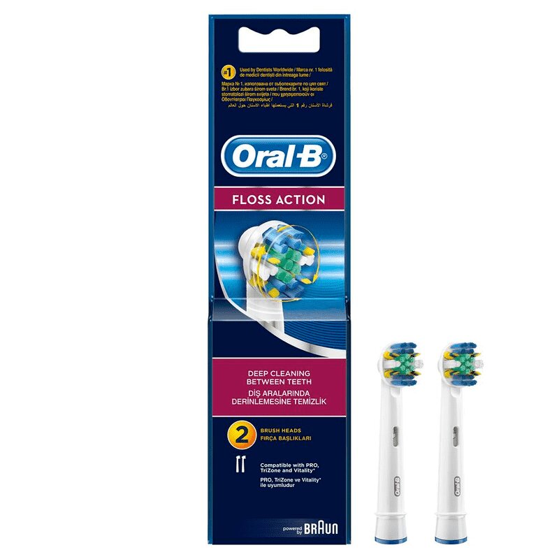 Изображение товара Оригинальные насадки для электромей зубной щетки Oral-B 2 шт
