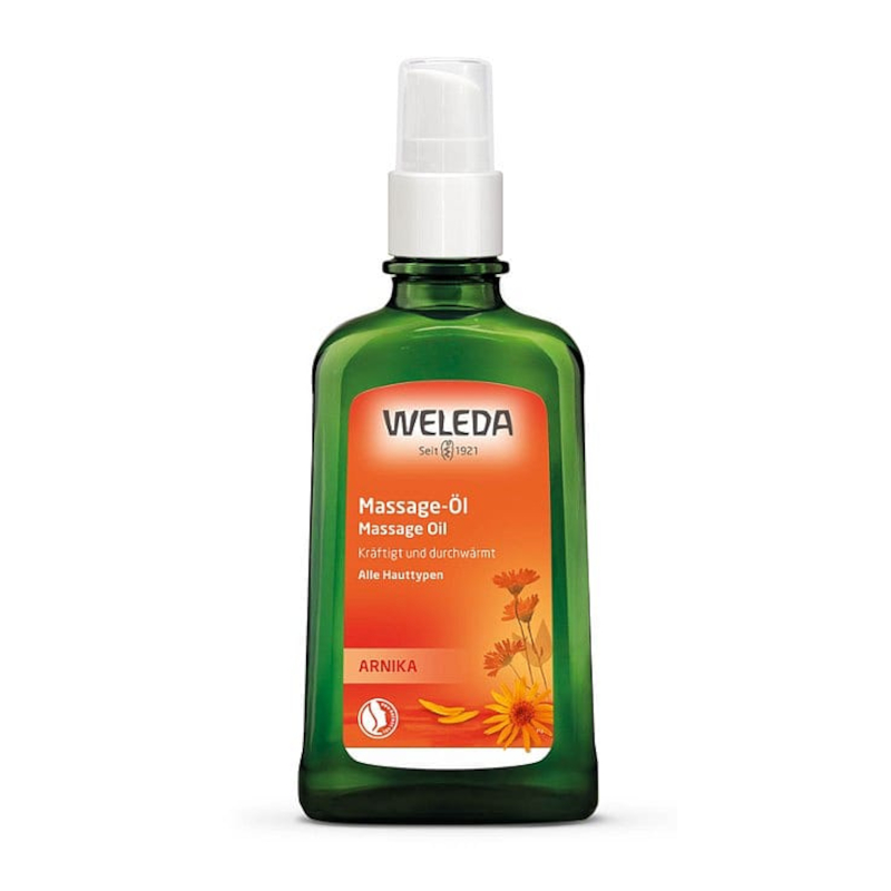 Изображение товара Массажное масло с арникой Weleda 100 мл для мышц и суставов, натуральный состав