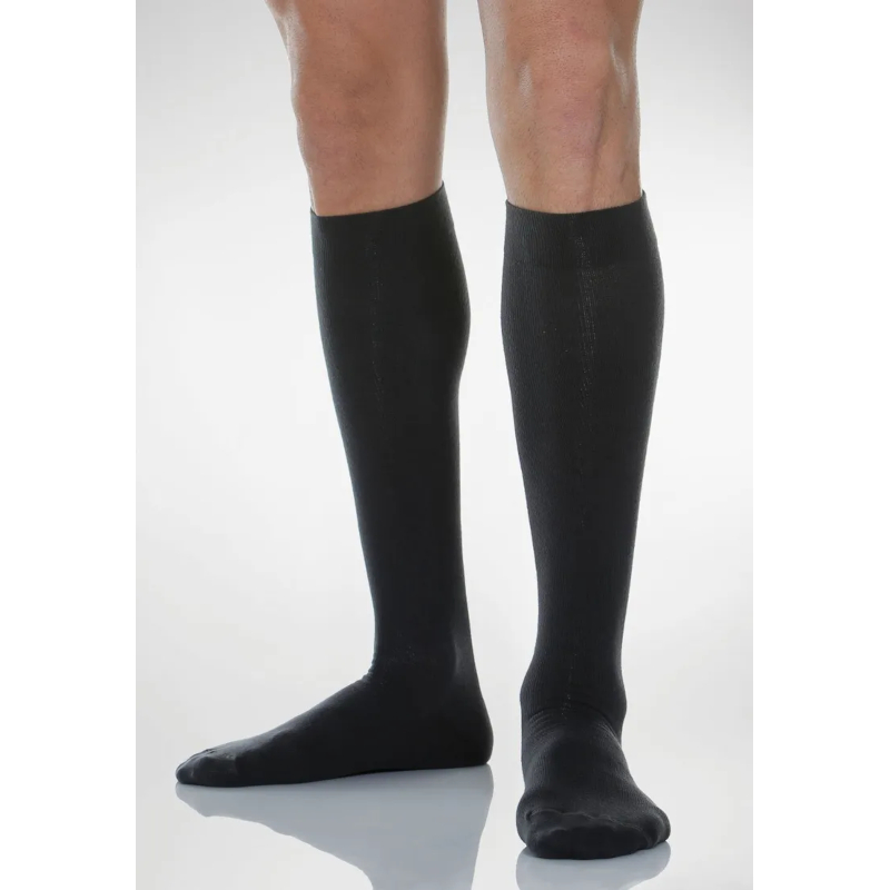 Изображение товара Компрессионные гольфы Relaxsan Cotton Socks 1 класс компрессии мужские Черные