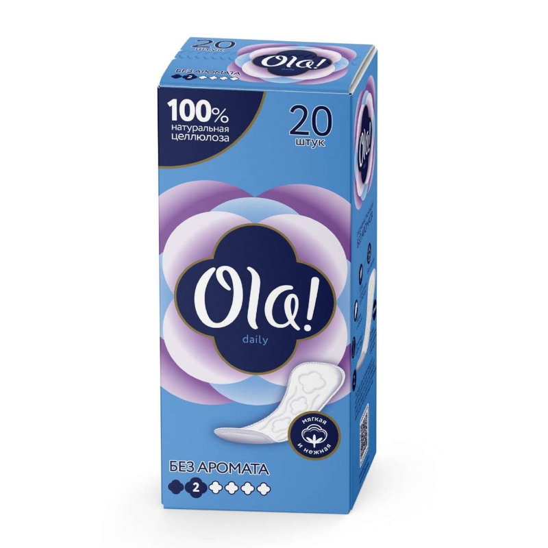 Изображение товара Ола Прокладки ежедневные Дейли 20 шт - мягкие и надежные