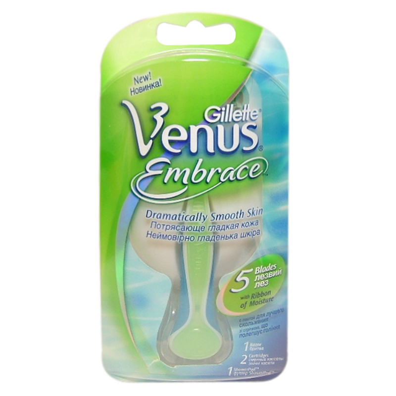 Изображение товара Gillette Venus Embrace станок для бритья женщины с 2 кассетами
