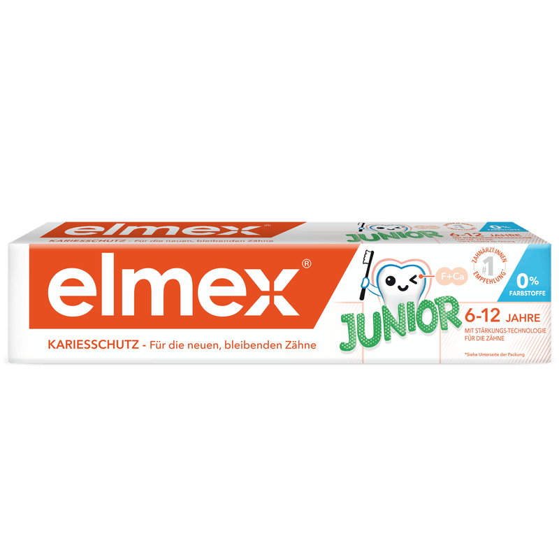 Изображение товара Elmex Junior Зубная паста для детей 4-12 лет 75 мл для защиты и укрепления эмали