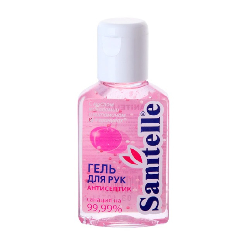 Изображение товара Sanitelle Гель для рук антисептический с витамином Е и маслом макадамии 50 мл