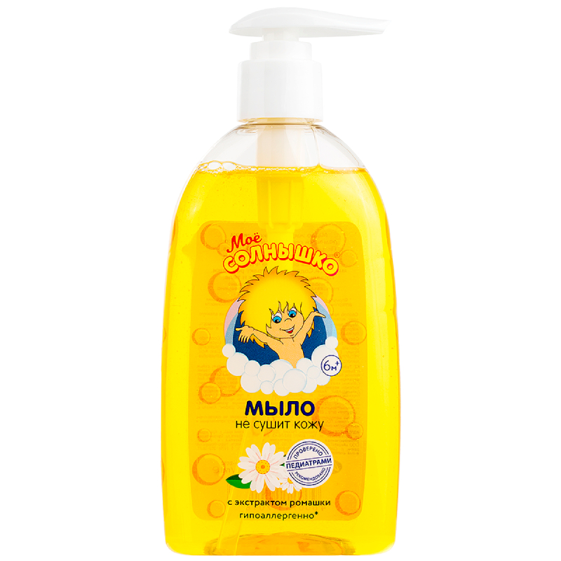 Изображение товара Детское жидкое мыло с экстрактом ромашки 300 мл Аванта безопасность и забота