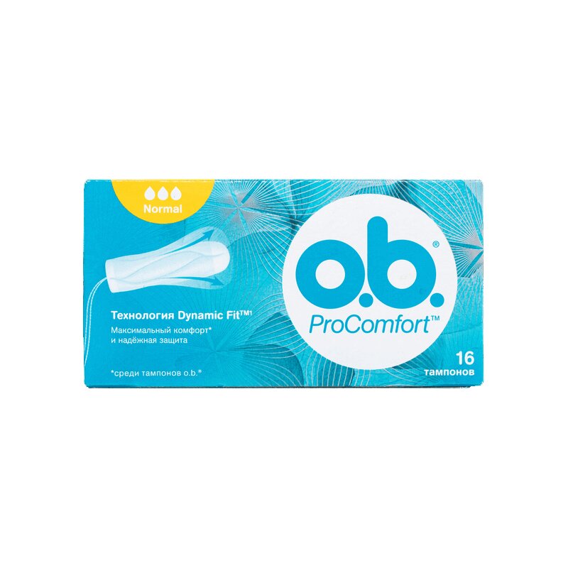 Изображение товара o.b. ProComfort Тампоны гигиенические Normal 16 шт