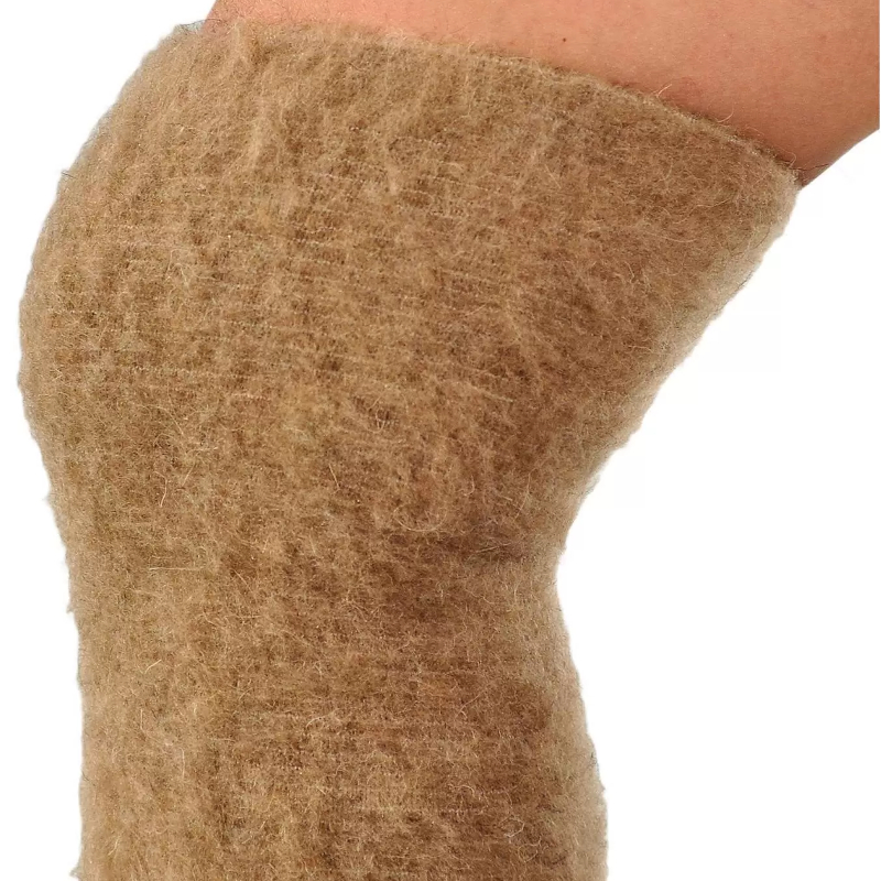 Изображение товара Наколенник Леонардо из верблюжей шерсти для согрева и массажа