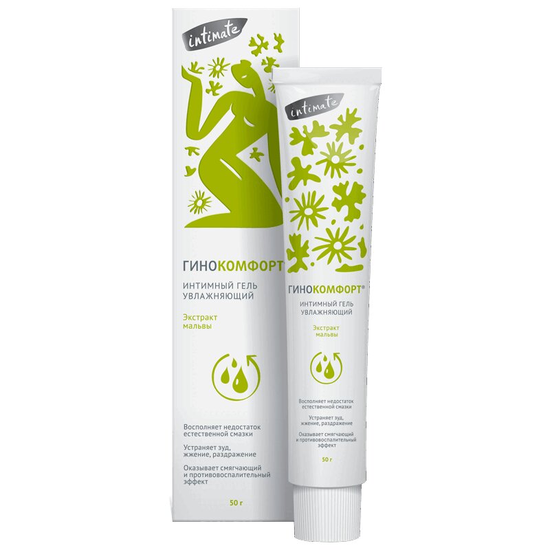 Изображение товара Гинокомфорт гель для интимной гигиены увлажняющий 50 г натуральный состав