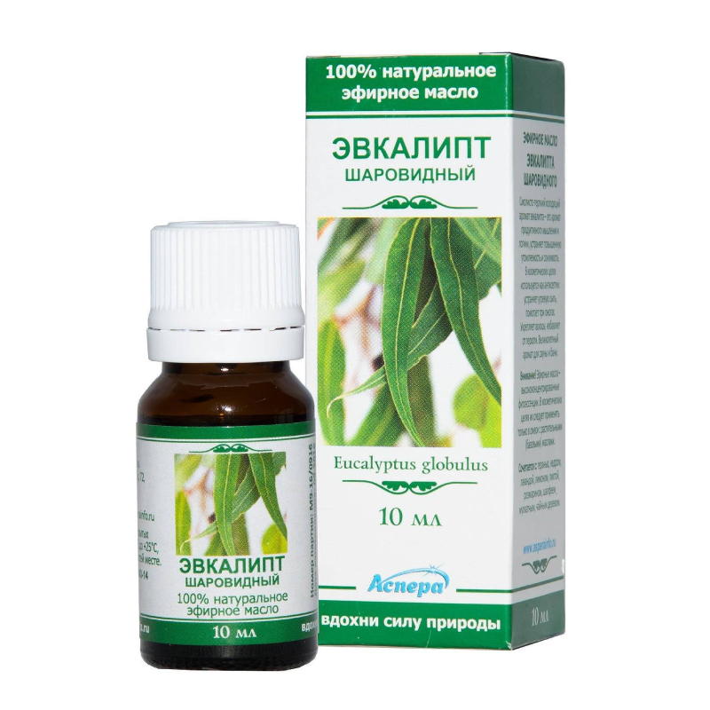 Изображение товара Эфирное масло Аспера Эвкалипт 10 мл натуральный аромат для ароматерапии