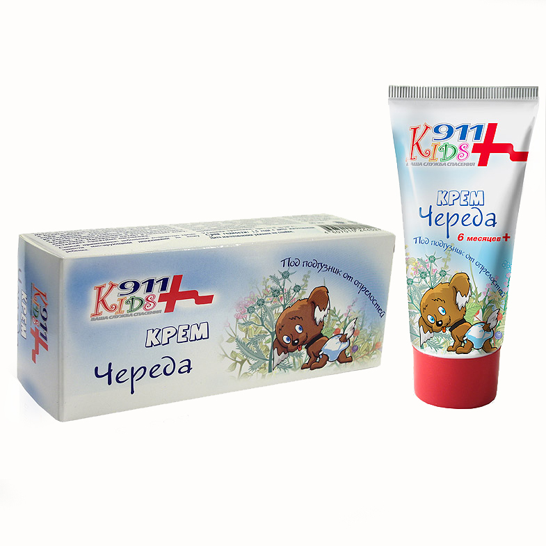 Изображение товара Крем под подгузник для малышей с чередой 150 мл Твинс Тэк для профилактики раздражений