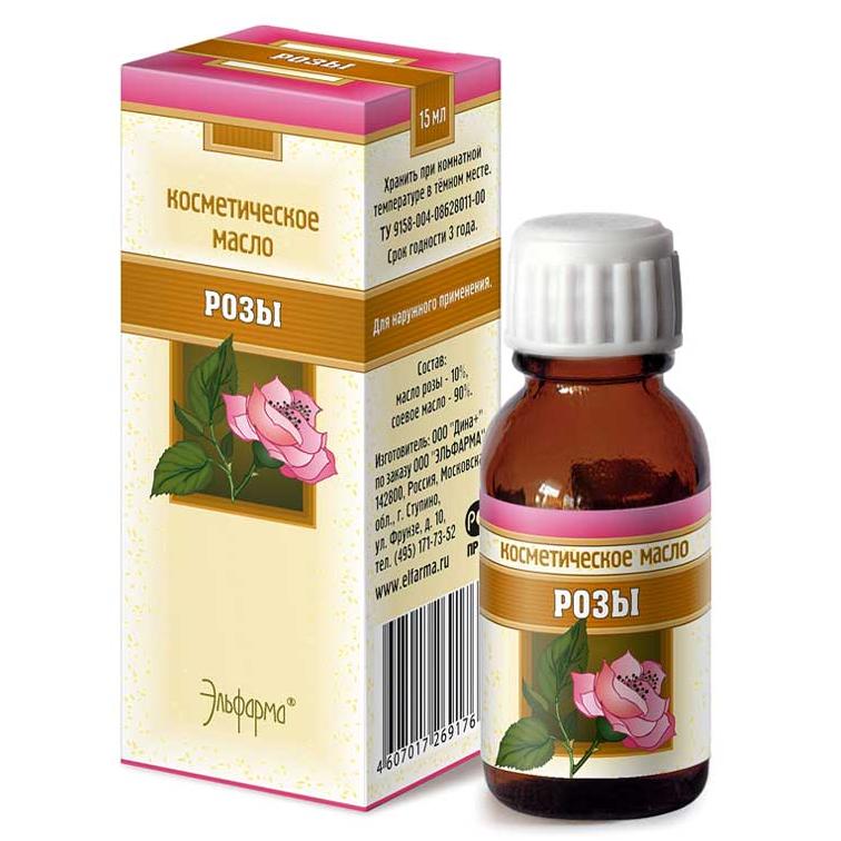 Изображение товара Эльфарма Масло Роза 15 мл - натуральное косметическое масло для ухода за кожей