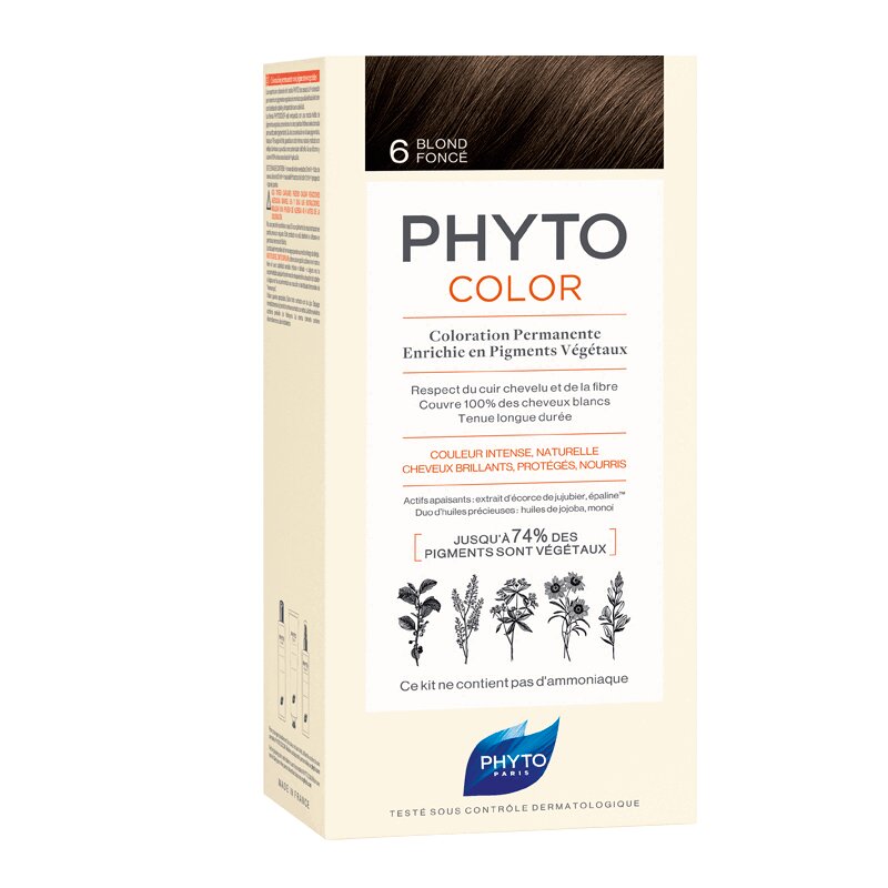 Изображение товара Phytosolba Phytocolor Краска для волос 6 Темный блонд