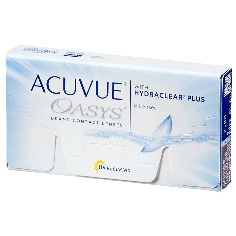 Изображение товара Контактные линзы Acuvue Oasys BC=8,4 -2,00 6 шт для коррекции зрения