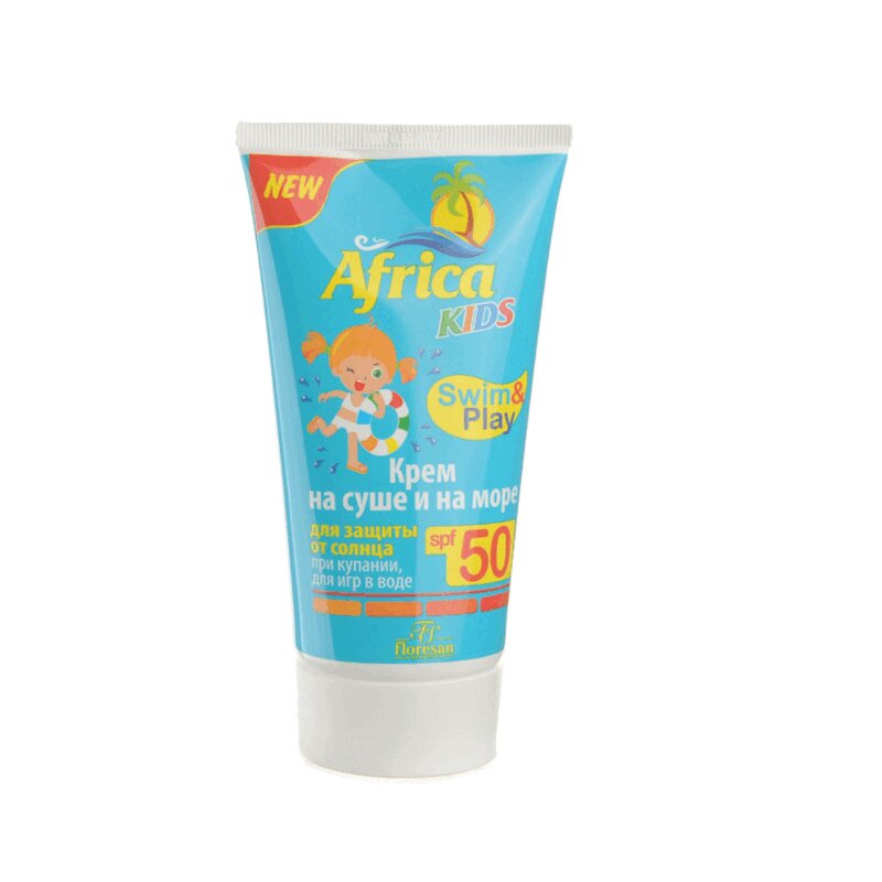 Изображение товара Крем солнцезащитный Africa Kids SPF 50 150 мл для детей