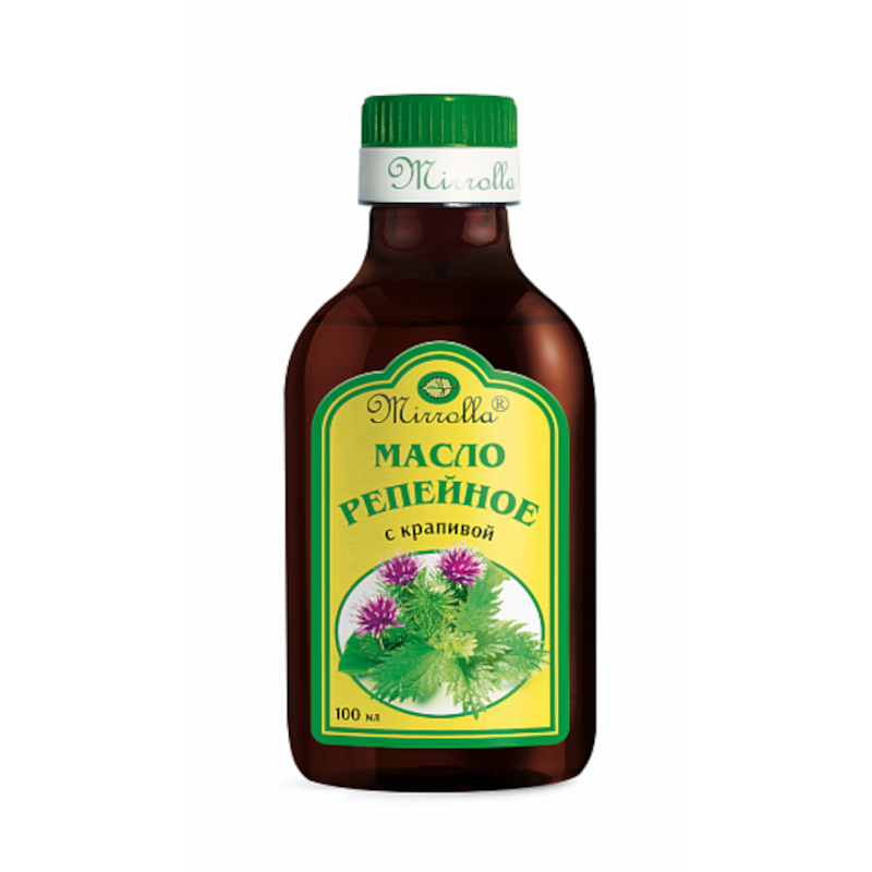Изображение товара Мирра Репейное масло с крапивой 100 мл для укрепления и роста волос