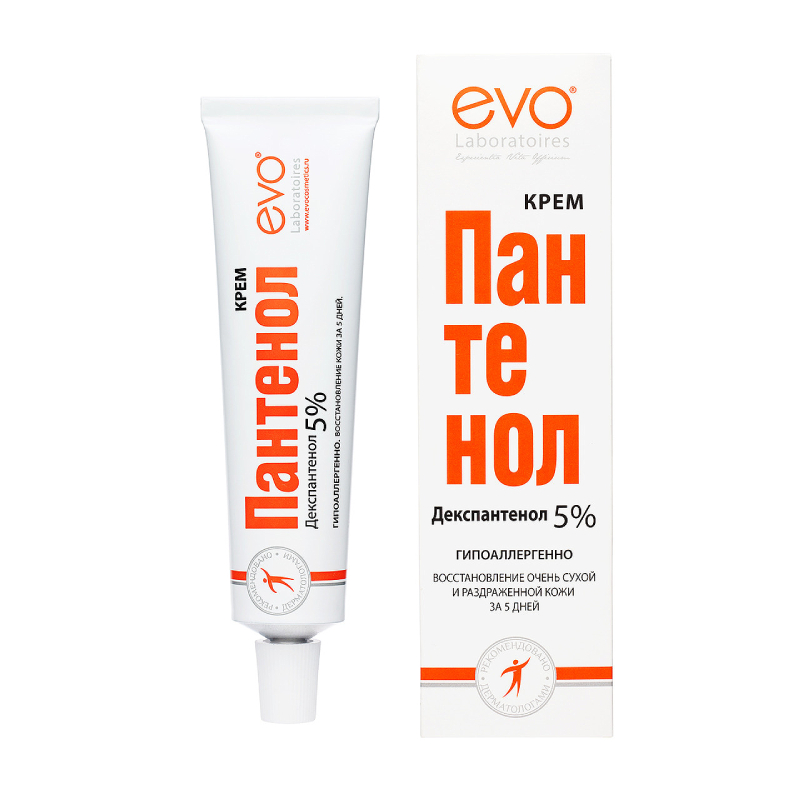 Изображение товара Универсальный гипоаллергенный крем с 5% пантенолом Evo Пантенол 46 мл
