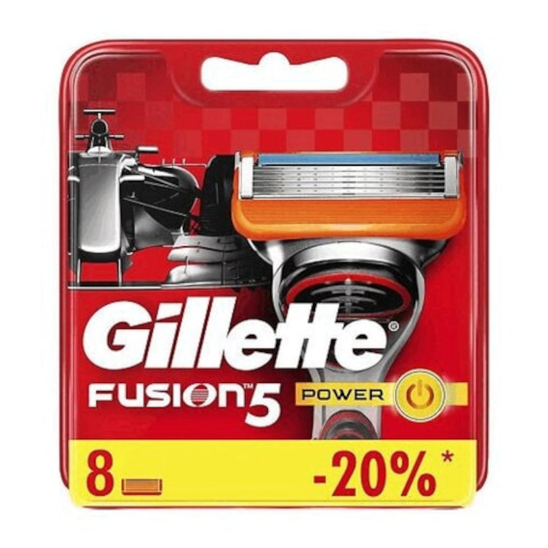 Изображение товара Кассеты для бритвенного станка Gillette Fusion5 Power 8 шт оригинал Польша