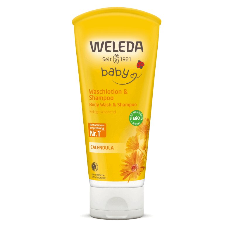 Изображение товара Веледа Шампунь-гель для тела и волос 200 мл календулы для малышей