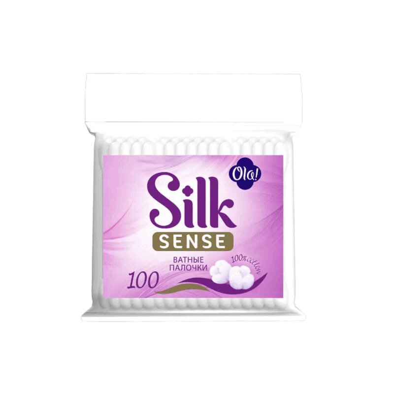 Изображение товара Ola! Silk Sense Ватные палочки в пакете 100 шт