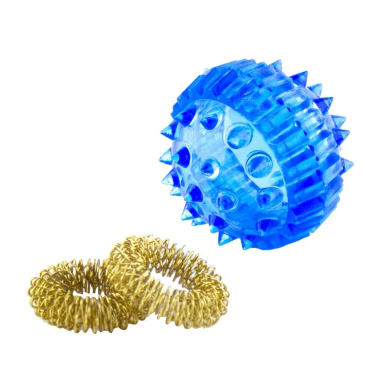 Изображение товара Массажер Су-Джок шарик и кольца для активных точек тела