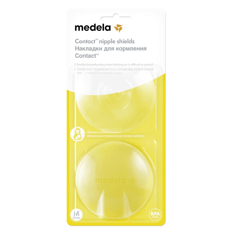 Изображение товара Накладка на грудь для кормления Medela Contact размер M, 2 шт