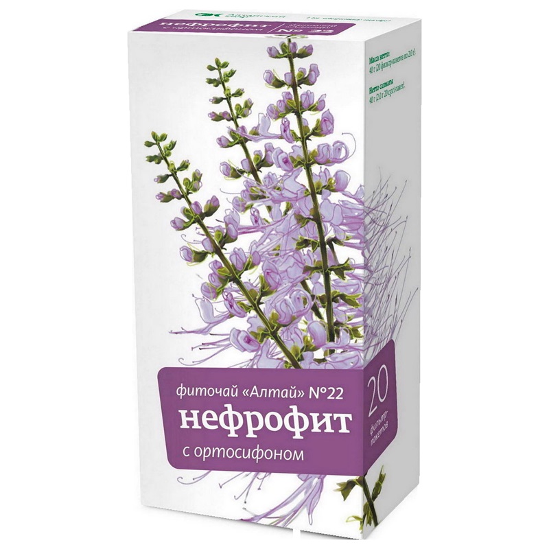 Изображение товара Фиточай Алтай № 22 Нефрофит Ортосифон фильтр-пакеты 20 шт