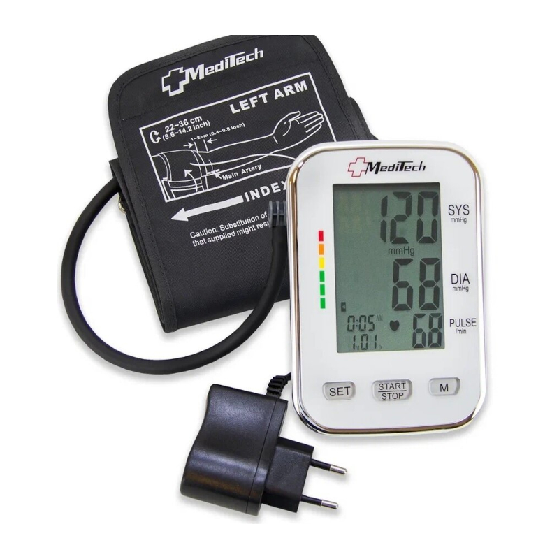 Изображение товара Автоматический тонометр Meditech МТ-40 с адаптером для измерения давления