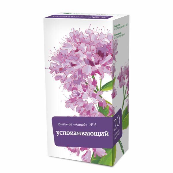 Изображение товара Фиточай Алтай № 6 Успокаивающий фильтр-пакеты 20 шт
