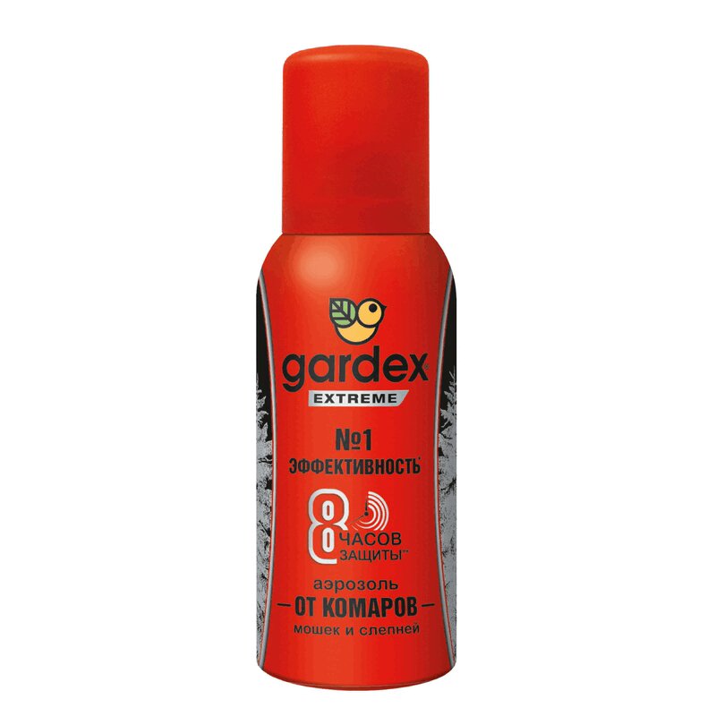 Изображение товара Gardex Extreme Super Аэрозоль от комаров мошек слепней 80 мл для кожи и одежды