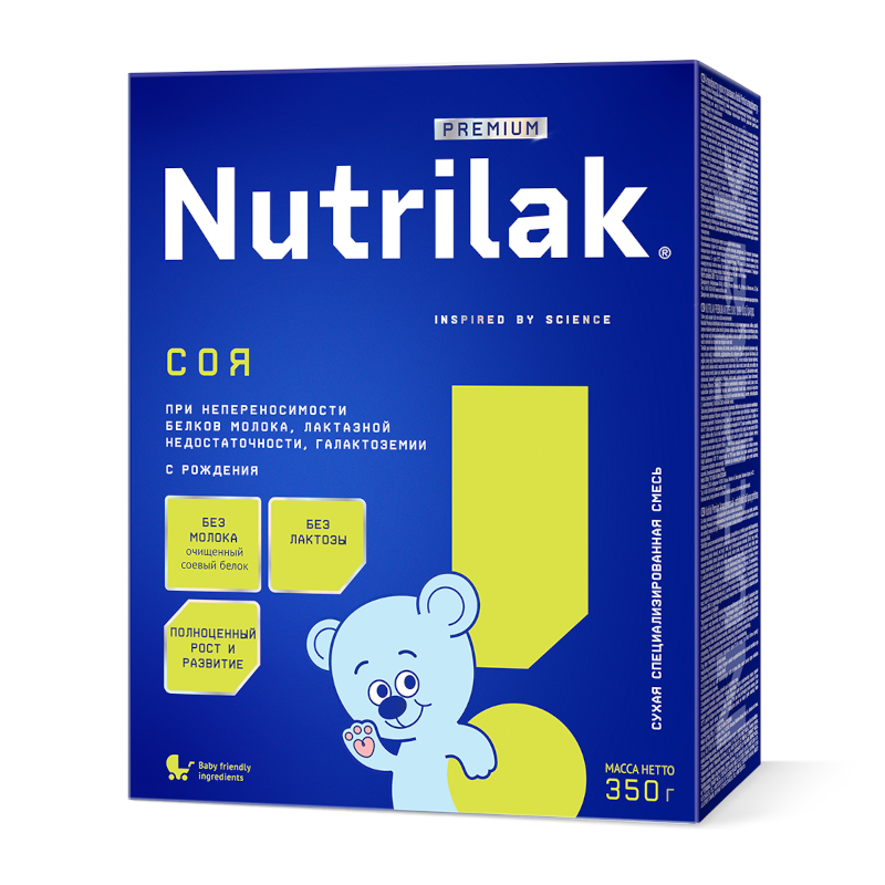 Изображение товара Nutrilak Соя смесь сухая для детей с 0 месяцев 350 г