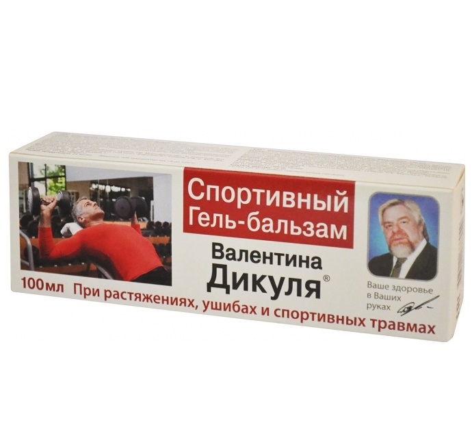 Изображение товара Спортивный гель-бальзам Валентина Дикуля 100 мл