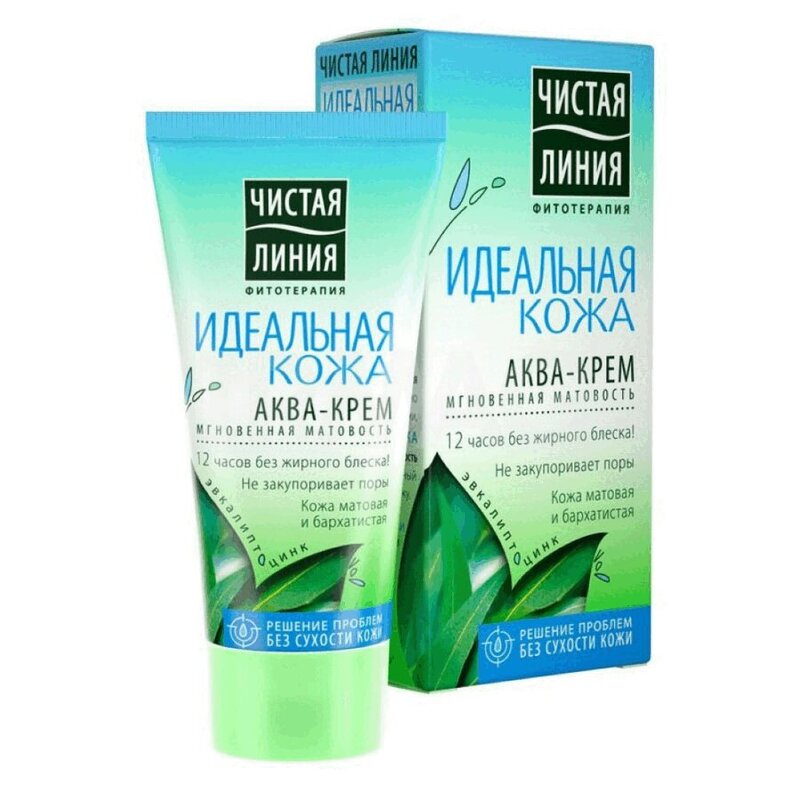 Изображение товара Чистая Линия Крем для лица Идеальная Кожа мгновенная матовость 50 мл