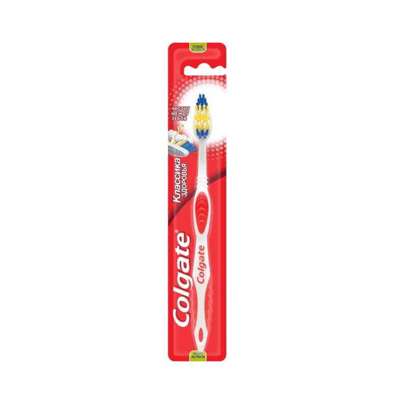 Изображение товара Colgate Классика здоровья Зубная щетка Средняя жесткость